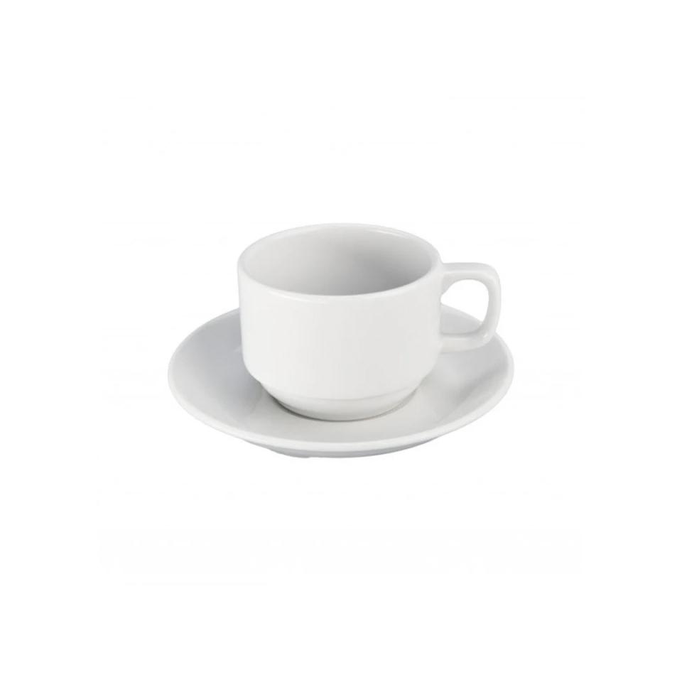 Bistro White Coffee Cup