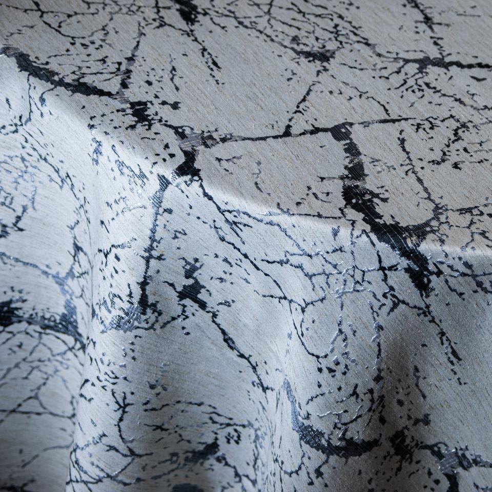 (Reversible) Black / Silver Marble