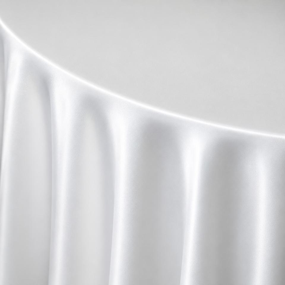 White Crepe Back Satin