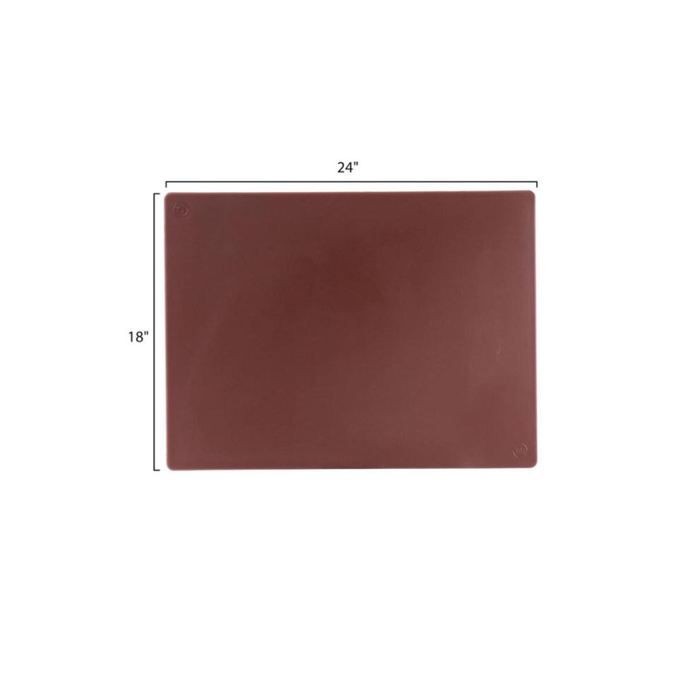 Plastic Cutting Board - Brown 18" x 24"