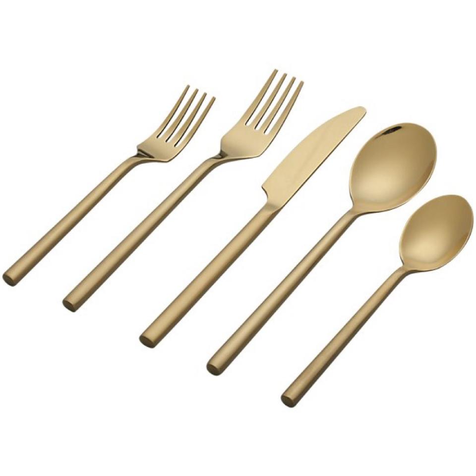 Gold Rush Flatware