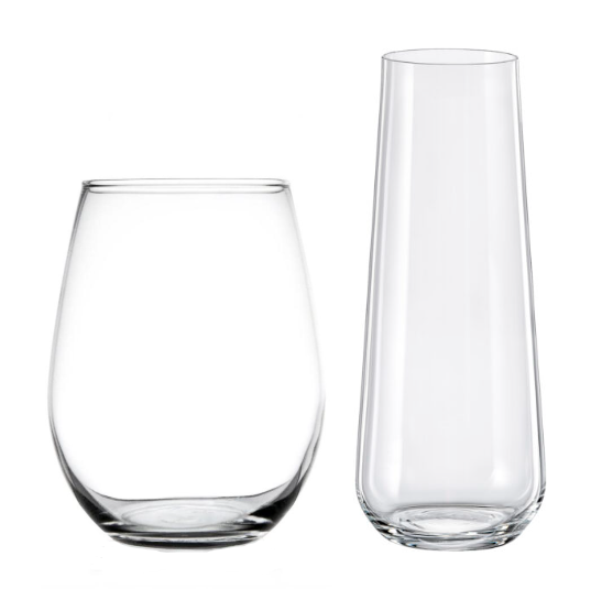 Stemless Glassware
