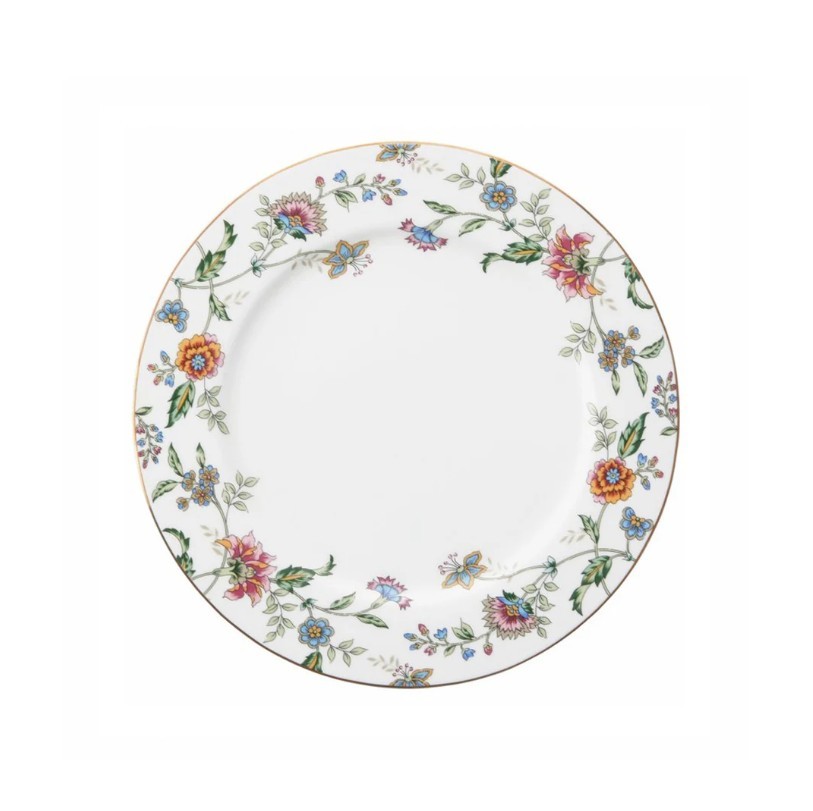 Tara Floral Gold Rim Collection
