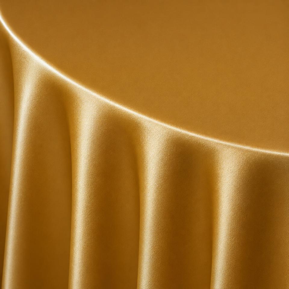 Gold Crepe Back Satin