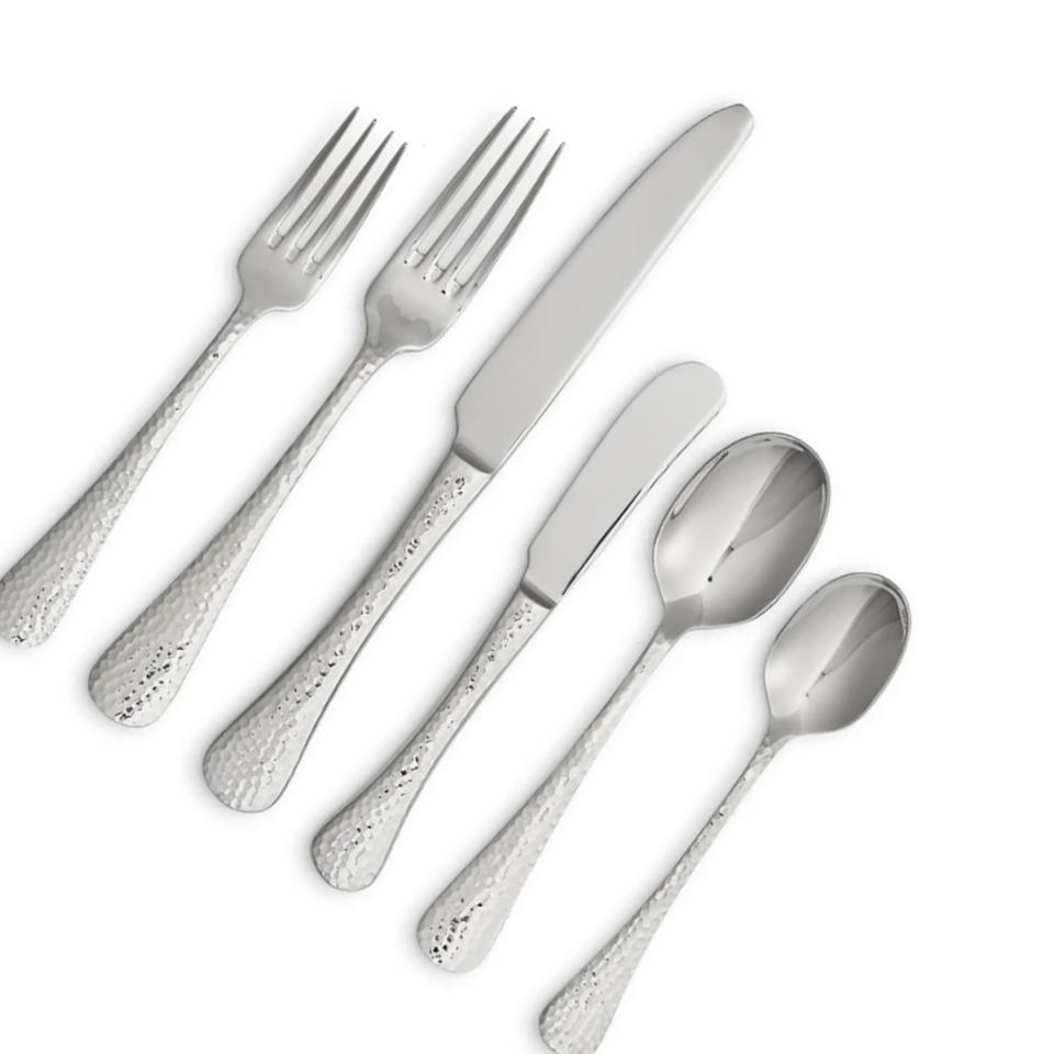 Annika Hammered Flatware