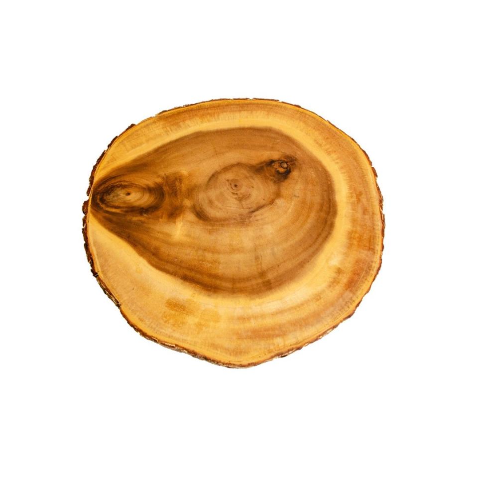 Wood Slab Charger Plate